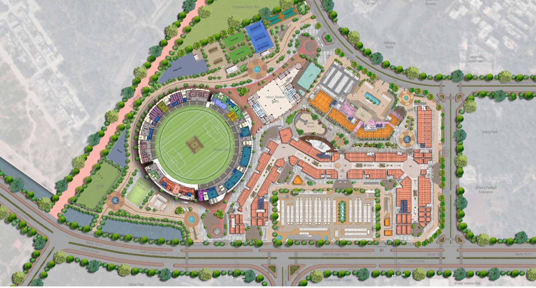 Omaxe Dwarka Delhi Site Plan